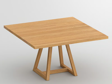 MARGO - Square wooden table by Vitamin Design - view 2